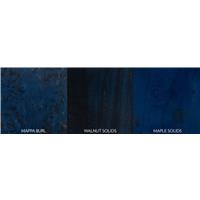 Image of Indigo on Mappa Burl, Walnut Solids and Maple Solids